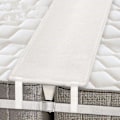Miniatyrbilde 1 av 4: 20 cm Sengeramme - Madrasskobling for å lage to enkeltsenger til en dobbeltseng - Madrasskil med madrassstropp for gjesterom, egnet for 1,8 m seng Double Fixing Strap 20cm