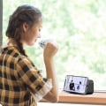 Miniatyrbillede 2 af 5: Spejl Vækkeur LED Digitalt Ur Bluetooth Højttaler Med