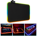 Miniatyrbilde 1 av 6: Gaming-musematte med LED-lys - 30x25cm - RGB black 211