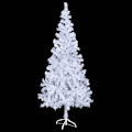 Miniatyrbillede 2 af 6: vidaXL Plastgran med fod 180 cm 620 grene Vit 2800