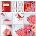 Miniatyrbilde 2 av 5: Diamantmaleri DIY 5D Diamantmaleri - 30x40cm - lager