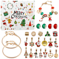 Miniatyrbillede 1 af 5: 24 Countdown Kalender DIY Blind Box Armbånd Ornament Advent Gave