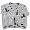 Miniatyrbillede 1 af 3: Taylor Swift Cardigan - Strikket Cozy Cardigan, Let Slappet Efterår Cardigan Trøje Grå Gray L
