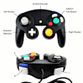 Miniatyrbild 3 av 5: Kontroller för Gamecube Wii Trådbunden, Joypad för Gamecube GC-spel