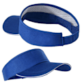 Miniatyrbilde 4 av 5: Justerbar Unisex Herr Kvinner Vanlig Solskydd Sport Golf Tennis B Blå Blue one size