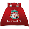 Miniatyrbilde 3 av 6: Liverpool FC Gradient Dynetrekksett Enkelt Sengetøy Rød/Grønn Red/Green Single