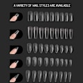Miniatyrbillede 5 af 5: 240 stk. Gel X Nails Tip Press on Extension Acrylic Full Cover 3