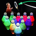 12-pack LED-badmintonbollar med nylonskirt -FA-