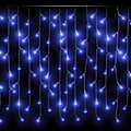 Miniatyrbilde 5 av 5: Lysstreng gardin istapper 10 m 400 LED blå Blå