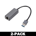 Pikkukuva 1 / 2: 100 Mbps USB-Ethernet-sovitin Musta - Monipakkaus 2-Pack