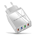 Pikkukuva 6 / 7: Seinämäsovitin 4 LED-portilla Punainen red one size
