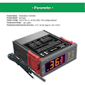 Miniatyrbillede 3 af 5: Stc-1000 temperaturregulator, 12v 10a alsidig digital termostat med NTC-probe til beskyttelse, opvarmning og køleskabe