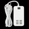 Miniatyrbild 4 av 5: Strömdriven USB-hubb, aluminium 6-portars USB-strömremsa hubb med extern 5V/2A strömförsörjning Multi-port USB-hubb,...