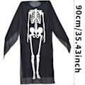 Pikkukuva 2 / 5: Lasten Halloween-luurankoasu, pelottava zombipuku Halloween-juhliin