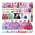 Miniatyrbild 1 av 4: 35st Barbie Dockkläder Tillbehör Set Barbie Dock Dressup Klänning Mini Fairy Collection Kläder rekvisita Slumpmässig stil För flickor Present[DB]