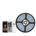 Miniatyrbillede 1 af 10: 5M - 44-tasters Bluetooth LED-stribe - APP-styring MultiC multicolor 5m smd5050 bluetooth led strip 18LED