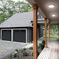 Miniatyrbilde 2 av 4: Bevegelsessensor LED-taklampe 12W 6500K, IP56 Vanntett Rund