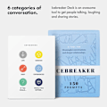 Pikkukuva 3 / 5: BestSelf Icebreaker Deck - Engagerande isbrytarspel med 150 keskustelunavauksena, korkealaatuiset keskustelukortti-A