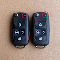 Miniatyrbild 3 av 4: Nyckelskal för VW, Sharan, Tiguan, Golf, Sagitar, MK6 Polo, Touareg, Coque-utbyte, 4/5 knappar 4 BOTTONS