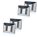 Miniatyrbilde 3 av 6: Solcellelamper for utendørs bruk, LED-solcellelamper for vegg, 4 stk