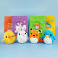 Miniatyrbild 2 av 5: Woobles virkade set för nybörjare i enkelt ärtgarn, som setts på Shark Tank Penguin