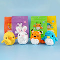 Miniatyrbillede 3 af 5: Woobles hæklet sæt til begyndere i let perle-garn, som set i Shark Tank Rabbit
