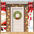 Miniatyrbillede 3 af 5: 2023 Jul Dörrdekoration God Jul Banner Dekor för A3