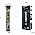 Miniatyrbillede 5 af 6: LCD-skærm T9 Elektrisk Hårtrimmer 0mm Barbermaskine Hårtrimmer Husholdningsapparater Rejse Frisør Barbermaskiner Barbermaskine til Mænd Trimmer Mand Dragon