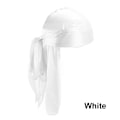Pikkukuva 1 / 10: Bandana Silk Durag VIT white