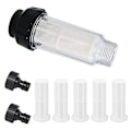 Miniatyrbilde 1 av 4: Vannfilter Hage Slange, 3/4 Tommer Vann -filter Vannfiltersett Med 5 Filterinnsatser + 2 Hurtige A