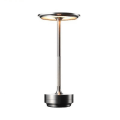 Miniatyrbild 2 av 4: Sladdlös bordslampa Dimbar Vattentät Metall USB Laddningsbar Bordslampa -1st-WELLNGS silver