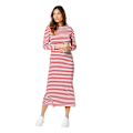 Pikkukuva 1 / 3: Principles Naisten Raidalliset Jersey Midi-mekko 12 UK Punainen 12 UK Red