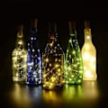 Miniatyrbillede 4 af 5: Lot af 6 lyskæder 20 LED - Varm hvid - Kobbertråd