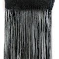 Miniatyrbilde 1 av 4: Fransgardiner 100x200 cm 1 par Sort