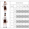 Pikkukuva 5 / 5: Aito baijerilainen nahkahousut saksalainen Oktoberfest-shorts olutasu M