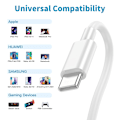Miniatyrbilde 2 av 7: 2 stk 1m hurtigladekabel USB-C til USB-C 2 st 1 m
