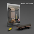 Miniatyrbillede 1 af 5: Finger Skateboard Træ Fingerboard Legetøj Professionelle Stents Fi Sort-FA5- Black One Size