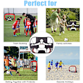 Miniatyrbild 6 av 8: Fotbollsmål - Innebandy Bärbart Pop Up 2 i 1 - Lager/Sverige -