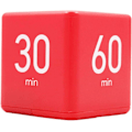 Miniatyrbillede 1 af 5: Køkkenur (rød 15-20-30-60 minutter), terningtimer stopur og nedtællingstimer til madlavningskurs i køkkenet-