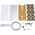 Pikkukuva 2 / 5: Kello DS3231 4-numeroinen DIY digitaalinen LED-kellosarja sateenkaaren värillä