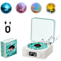 Pikkukuva 1 / 5: The Waves Vinyyli soitin, Wave Retro Vinyylilevy soitin Langaton Bluetooth-kaiutin {FW} White