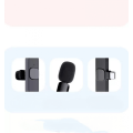 Miniatyrbillede 4 af 4: Trådløse mikrofoner til Android-telefon, Mini professionel trådløs lavaliermikrofon til videoindspilning Podcast sladdløs lapelmikrofon