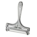 Miniatyrbillede 3 af 5: Osteskærer med rulle og skæretråd, variabel skæretykkelse, rustfrit stål/aluminium, retro design, roterende skive, sølv