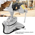 Miniatyrbilde 3 av 5: Klemme Vise Jaw Rotary Table Vise Milling Workbench, 360 Degre