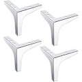 Miniatyrbillede 1 af 5: Moderne trekantede møbelben i metal, udskiftelige møbelben, trekantede TV-møbelben, sofabord, sengefødder, møbelsokler, sofaben, bord, DIY