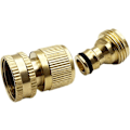 Miniatyrbilde 1 av 3: Hurtigkobling for hageslange - Hageslangekobling 1,9 cm