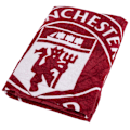 Pikkukuva 3 / 3: Manchester United FC Identiteetti Crest Rantapyyhe Yksi Koko Punainen/Valkoinen Red/White/Black Red/White/Black One Size