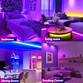 Miniatyrbillede 3 af 5: LED-bånd 40 m, PSTAR Bluetooth LED-bånd RGB 24 V
