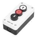 Momentary Switch Station Box Up and Down Stop Control Push Button for Winch Rolling Door Truck Tail Lift SGKJ-3N-FA-