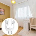 Miniatyrbilde 3 av 5: (50 stycken set) takgardinskena flexibel böjbar gardin